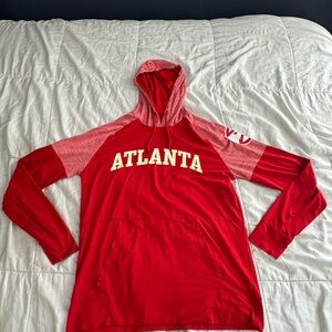 Atlanta Hawks Red Hoodie-Shirt